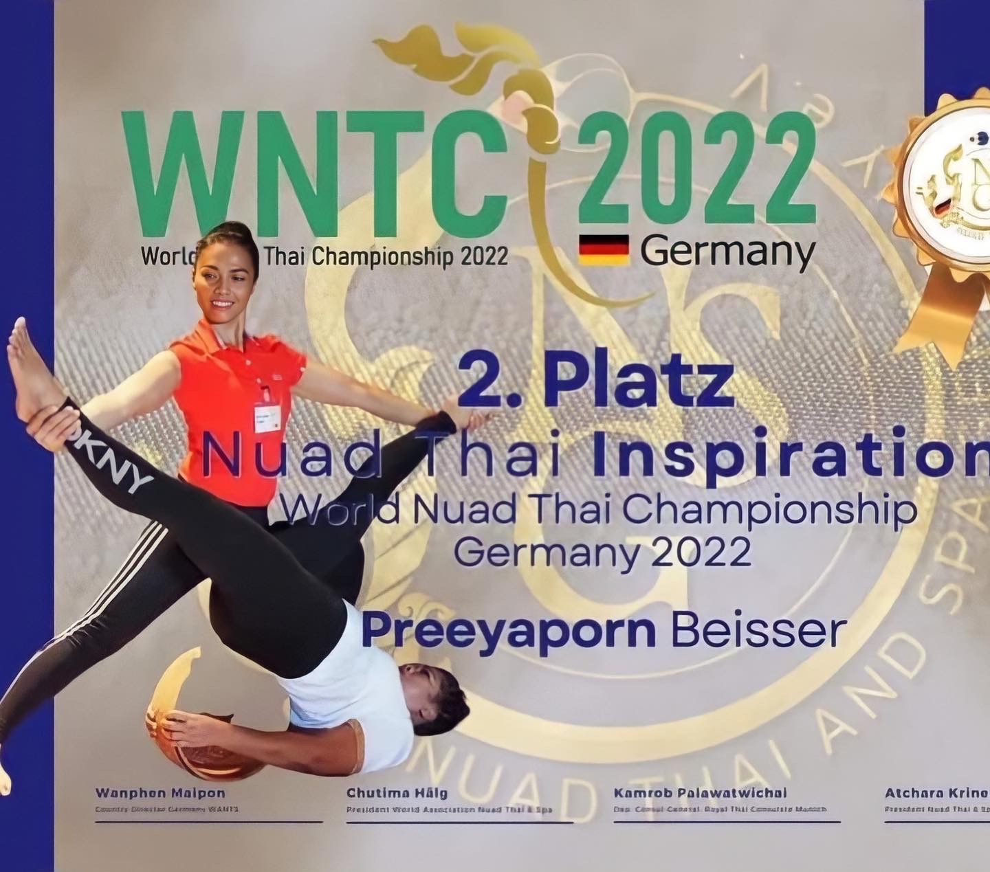 Congrats Vizemeisterin der Thai Massage Meisterschaft in Deutschland